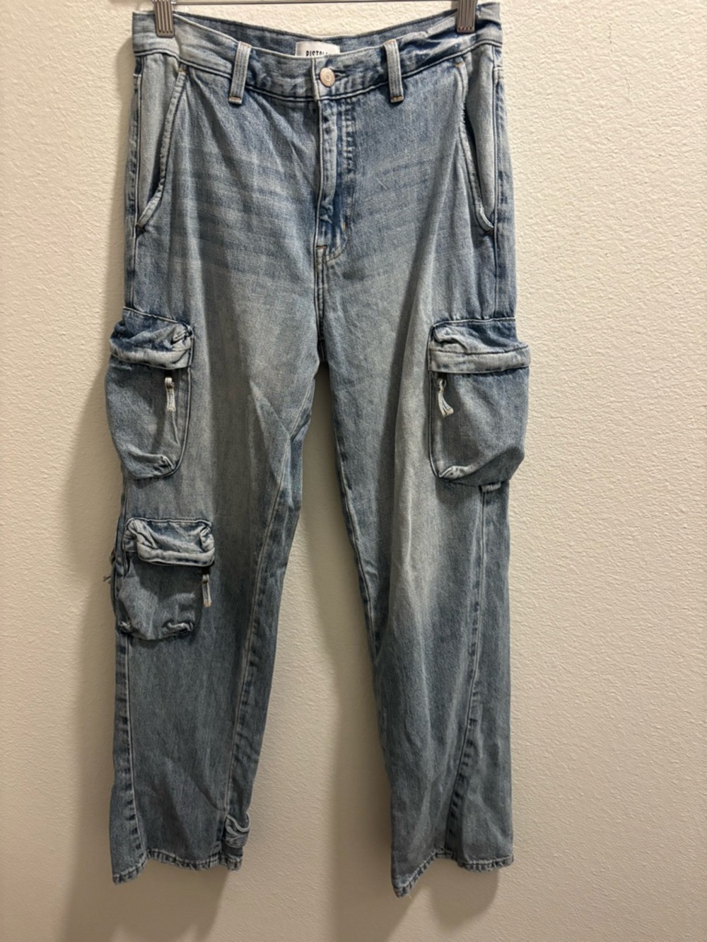PISTOLA Denim Stretch BOBBIE Cargo Utility Jeans, size 26 - Picture 4 of 12